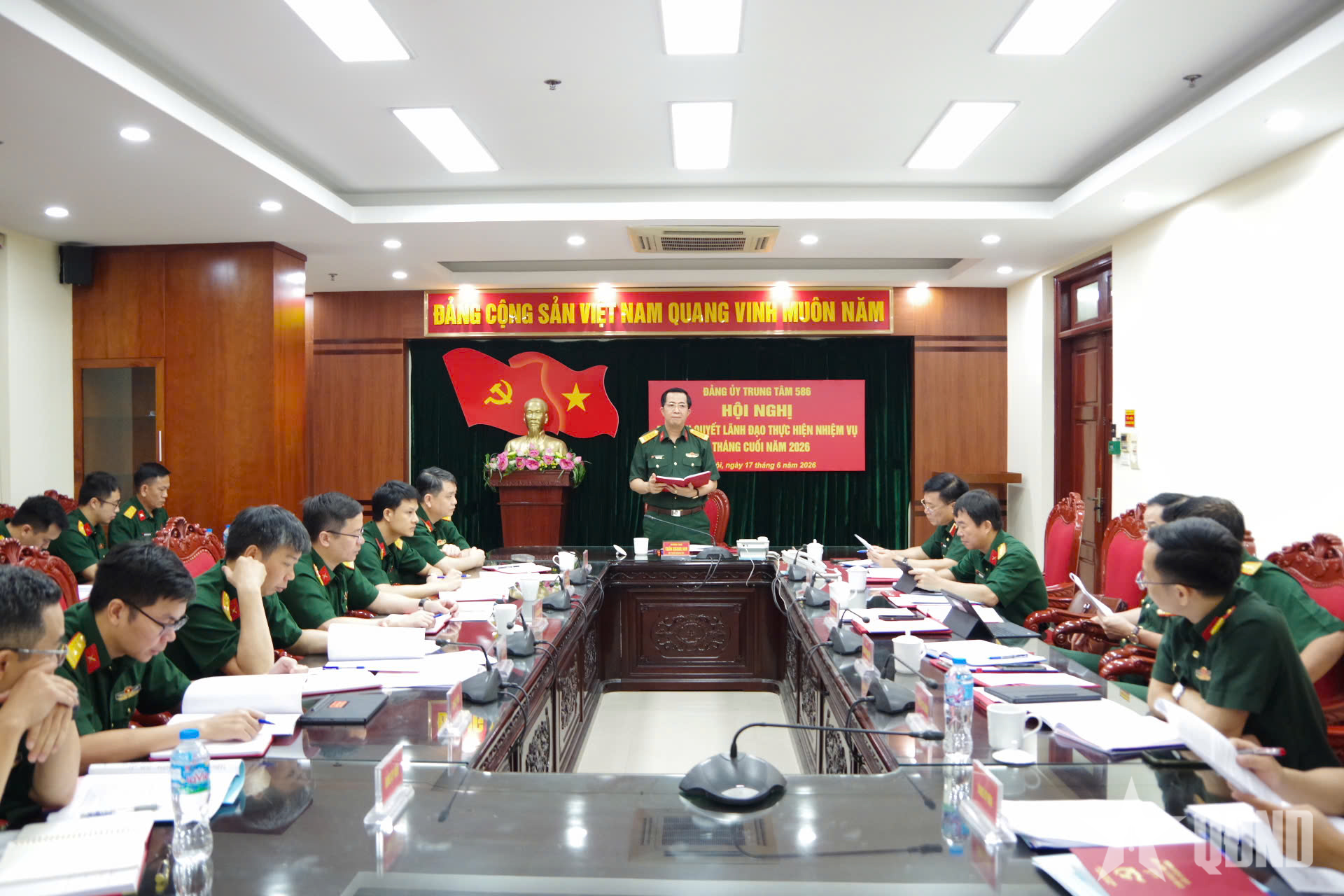 Trung tâm 586 (Bộ tư lệnh 86) tập trung thực hiện thắng lợi nhiệm vụ năm 2026